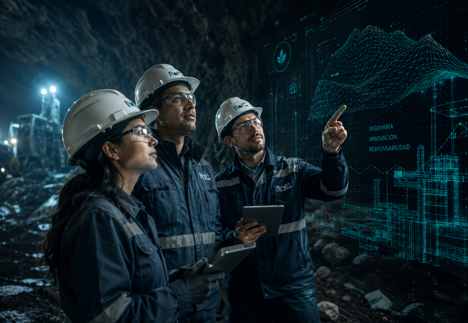 Equipo de ingenieros IWC Isawaros en campo